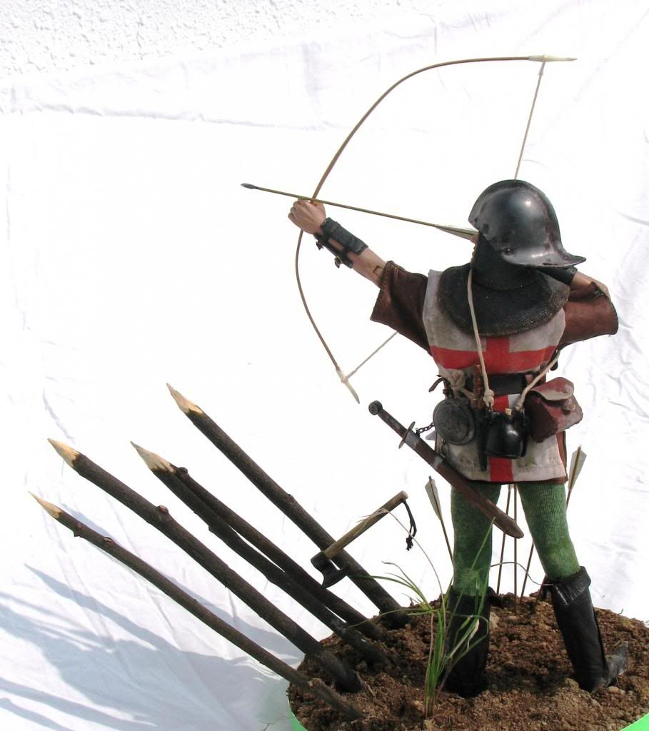 English Longbow man, Agincourt, 1415